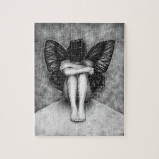 Sad Butterfly Girl Puzzle
