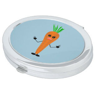 Sad Carrot by Kenneth Yoncich Makeup Mirror