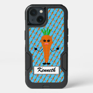 Sad Carrot by Kenneth Yoncich iPhone 13 Case