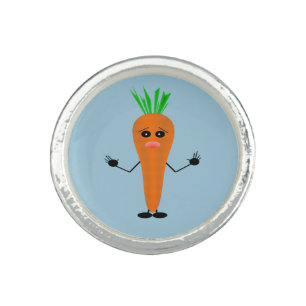 Sad Carrot by Kenneth Yoncich Ring
