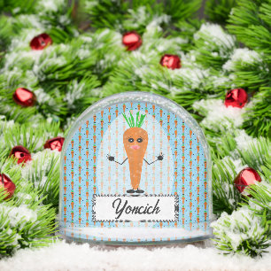 Sad Carrot by Kenneth Yoncich Snow Globe