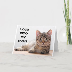 SAD CAT FOR MISSING "YOUR BIRTHDAY" CARD