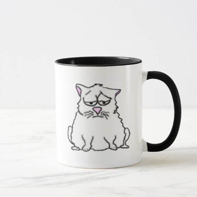 Sad Cat Mug (Right)