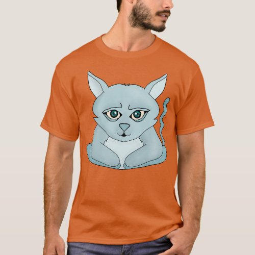 Sad Cat T_Shirt