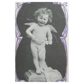Sad Cherub Angel Print