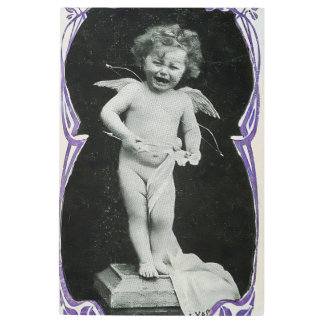 Sad Cherub Angel Print