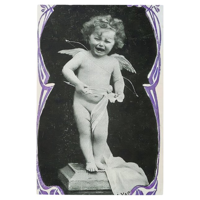 Sad Cherub Angel Print (Front)