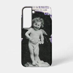 Sad Cherub Angel Print Samsung Galaxy S22 Case