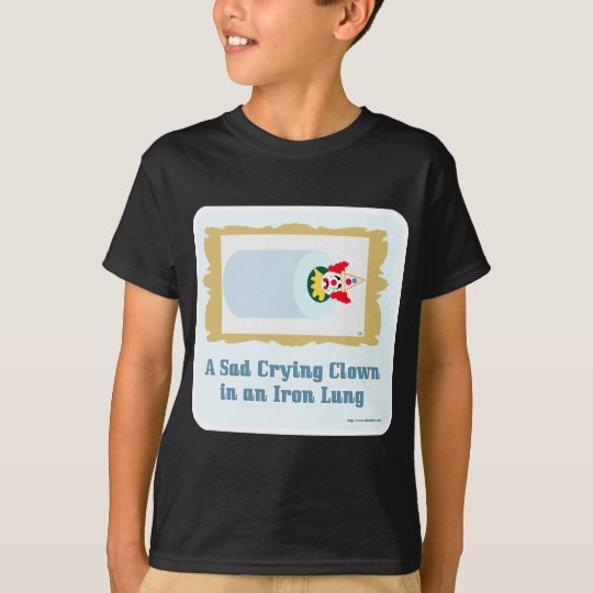 sad clown t shirt
