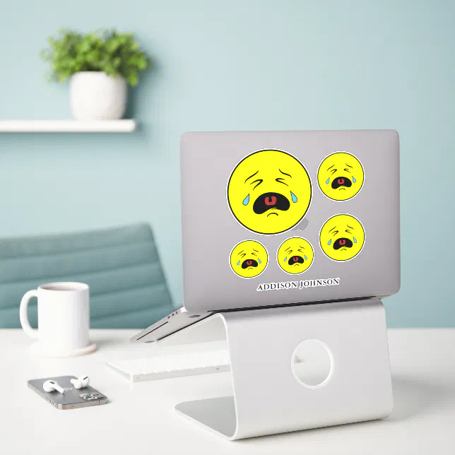 Sad Crying Tears Yellow Face Collection Name 8