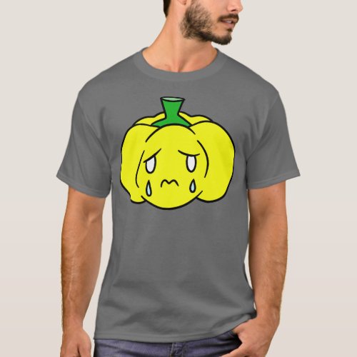 Sad Crying Yellow Bell Pepper T_Shirt