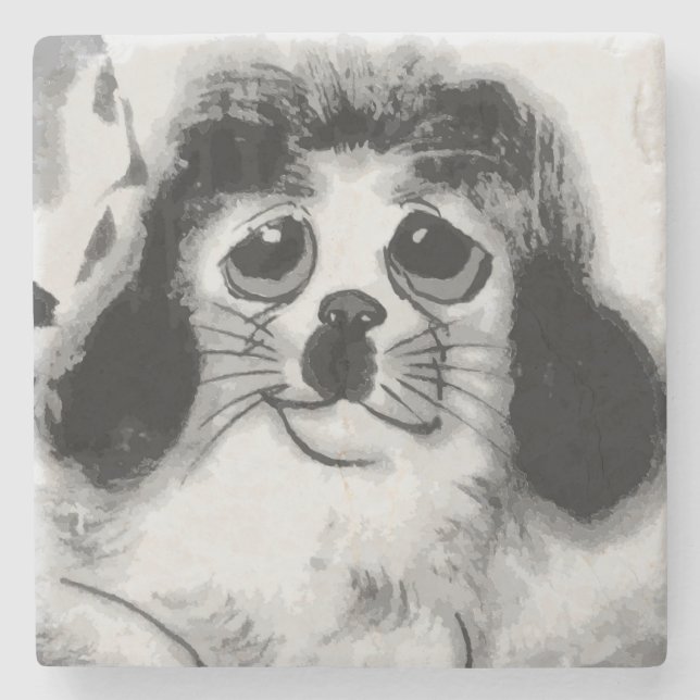 SAD DOG STONE COASTER (Front)