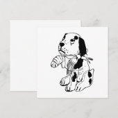 Sad Dog With Broken Leg (Front/Back)