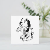 Sad Dog With Broken Leg (Standing Front)