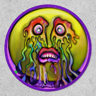 Sad Emoji Crying Rainbows Patch