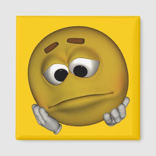 Sad Emoticon Magnet