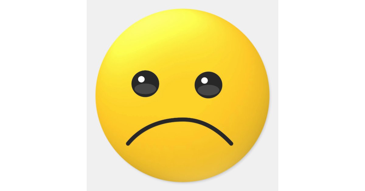 Sad Face Sigh Sticker for iOS & Android