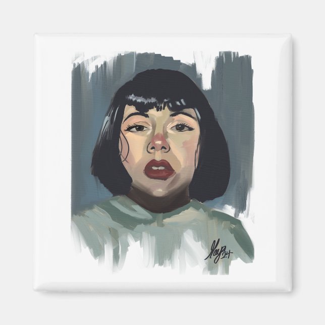 Sad eyes magnet (Front)