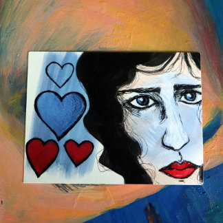 Sad Eyes Postcard