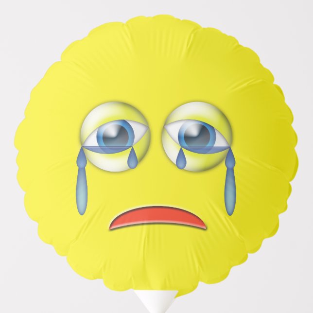 Sad Face Emoji Balloon (Front)