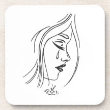 Sad Girl Coasters