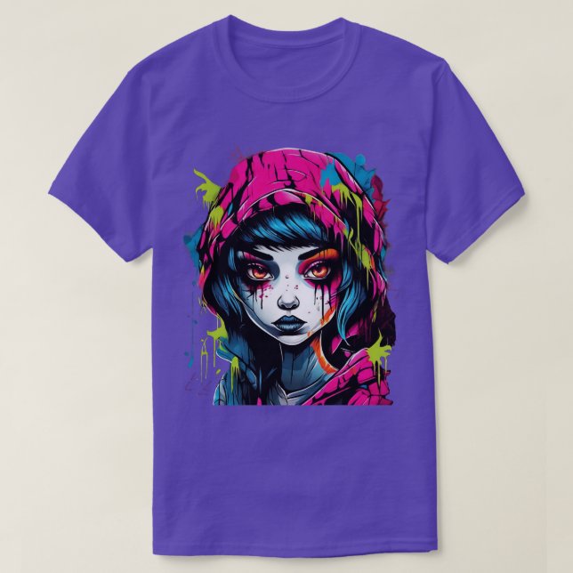 sad girl T-Shirt (Design Front)