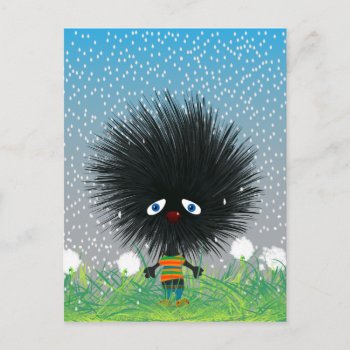 Sad Hedgehog Postcard by RichardLaschon at Zazzle