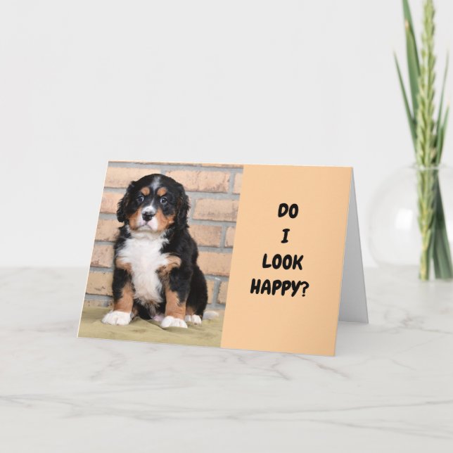 SAD I FORGOT "YOUR BIRTHDAY" HOLIDAY CARD (Front)