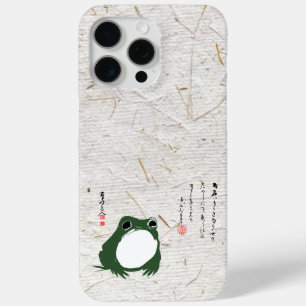 Sad Japanese Frog Toad 19th Century  iPhone 15 Pro Max Case