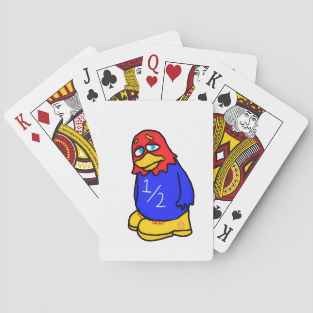Sad Jayhawk  Poker Cards (Back)