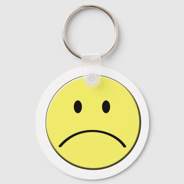 Sad Keychain (Front)