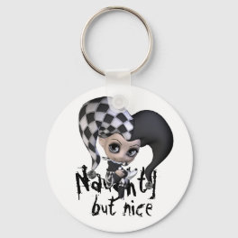 Sad Little Jester Keychain