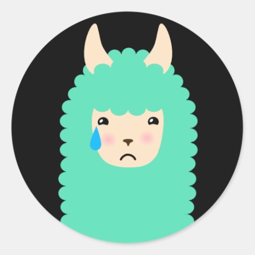 Sad Llama Emoji Stickers