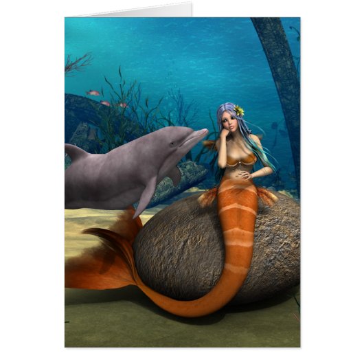 Sad Mermaid Cards (Front)