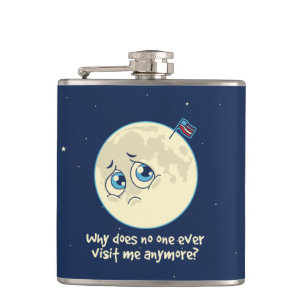 Sad Moon Flask