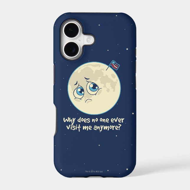 Sad Moon Iphone Case (Back)