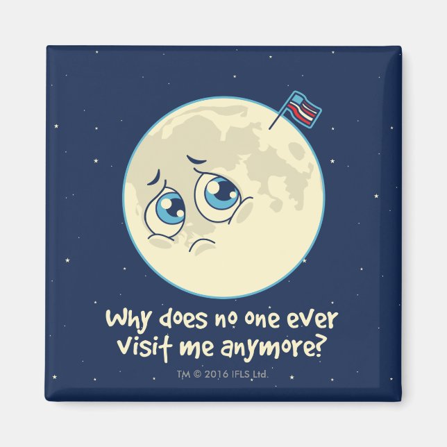 Sad Moon Magnet (Front)