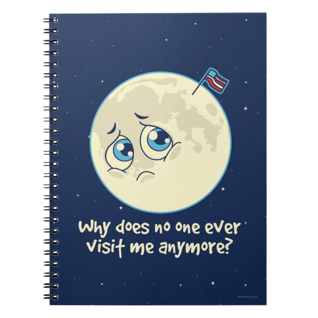 Sad Moon Notebook (Front)