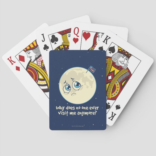 Sad Moon Poker Cards (Back)