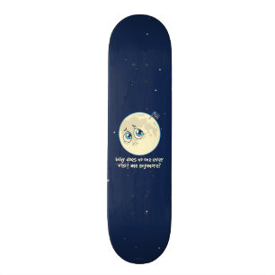 Sad Moon Skateboard Deck