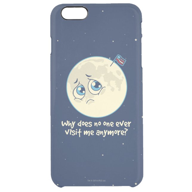 Sad Moon Uncommon iPhone Case (Back)