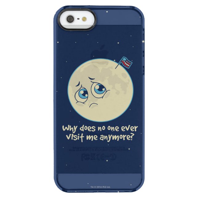 Sad Moon Uncommon iPhone Case (Back)