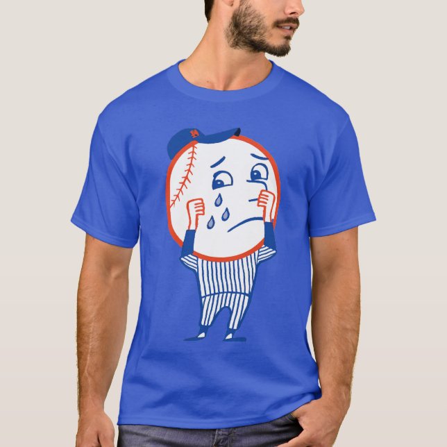 Sad Mr Baseball Man T-Shirt (Front)