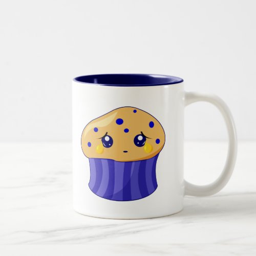 Sad Muffin Two_Tone Coffee Mug