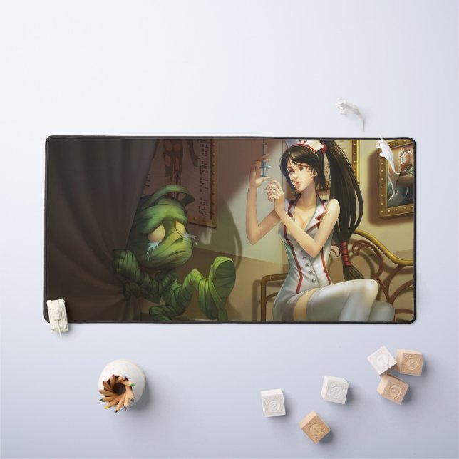 Sad Mummy Gaming Deskmat | Customizable Desk Mat (Kids Table)
