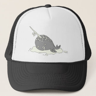 Sad Narwhal Trucker Hat