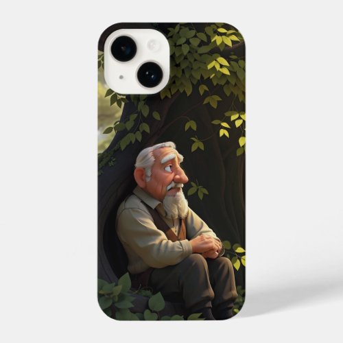 Sad Old Man iPhone 14 Case