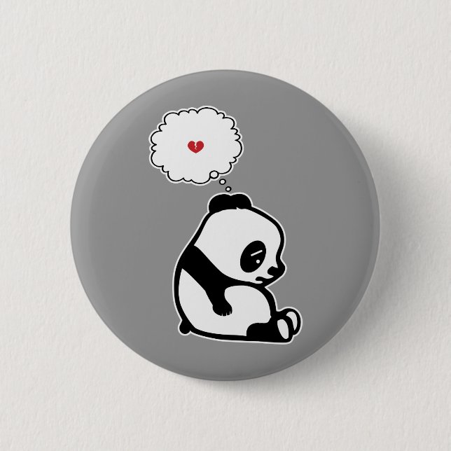 Sad Panda Button (Front)