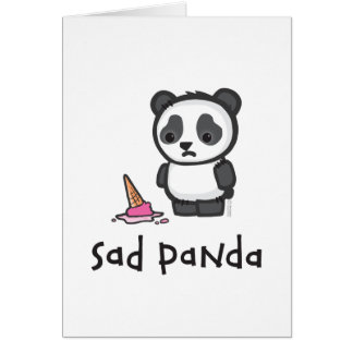 Sad Panda card