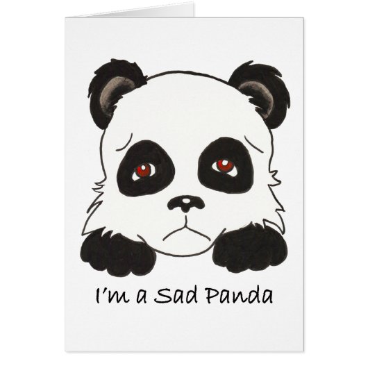 Sad Panda Cards (Front)